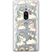 Прозрачный чехол Uprint Sony Xperia XZ2 Premium H8166 Unicorns