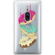 Прозрачный чехол Uprint Sony Xperia XZ2 Premium H8166 Donuts