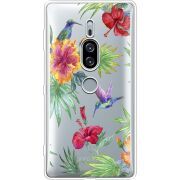 Прозрачный чехол Uprint Sony Xperia XZ2 Premium H8166 Tropical