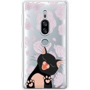 Прозрачный чехол Uprint Sony Xperia XZ2 Premium H8166 Meow