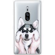 Прозрачный чехол Uprint Sony Xperia XZ2 Premium H8166 Husky