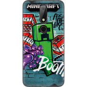 Чехол Uprint Nokia 6.1 Plus Minecraft Graffiti