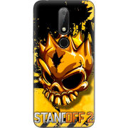 Чехол Uprint Nokia 6.1 Plus StandOff 2 gold