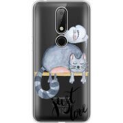 Прозрачный чехол Uprint Nokia 6.1 Plus Just Love