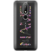 Прозрачный чехол Uprint Nokia 6.1 Plus Именной