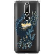 Прозрачный чехол Uprint Nokia 6.1 Plus Eagle