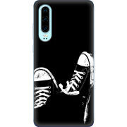 Чехол Uprint Huawei P30 Black Sneakers