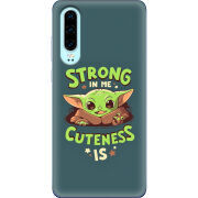 Чехол Uprint Huawei P30 Strong in me Cuteness is