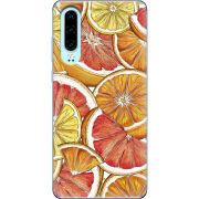 Чехол Uprint Huawei P30 Citrus Pattern