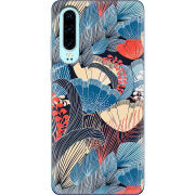 Чехол Uprint Huawei P30 Blue Herb