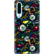 Чехол Uprint Huawei P30 Bottle Caps