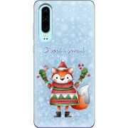 Чехол Uprint Huawei P30 Fox З новим роком!