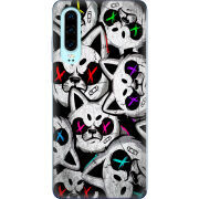 Чехол Uprint Huawei P30 Monster meow