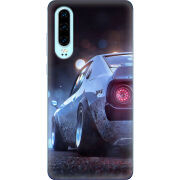 Чехол Uprint Huawei P30 Silver Car
