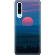 Чехол Uprint Huawei P30 Cold Red Light