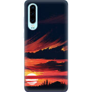 Чехол Uprint Huawei P30 Sundown