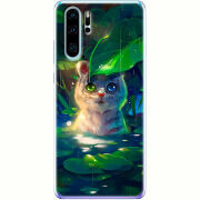 Чехол Uprint Huawei P30 Pro White Tiger Cub