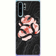 Чехол Uprint Huawei P30 Pro Snake Rose