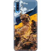 Чехол Uprint Samsung A705 Galaxy A70 Воїни ЗСУ