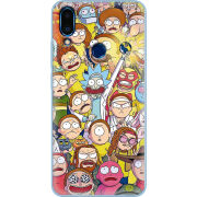 Чехол Uprint Meizu Note 9 Rick and Morty