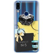 Прозрачный чехол Uprint Meizu Note 9 Fashion Pug
