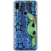 Прозрачный чехол Uprint Meizu Note 9 Baby Yoda
