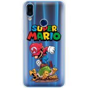 Прозрачный чехол Uprint Meizu Note 9 Super Mario