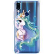 Чехол со стразами Meizu Note 9 Unicorn Queen
