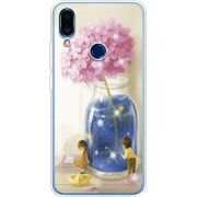 Чехол со стразами Meizu Note 9 Little Boy and Girl