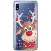 Прозрачный чехол Uprint Samsung A105 Galaxy A10 Winter Deer