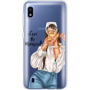 Прозрачный чехол Uprint Samsung A105 Galaxy A10 Live The Moment