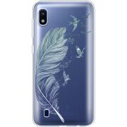 Прозрачный чехол Uprint Samsung A105 Galaxy A10 Feather