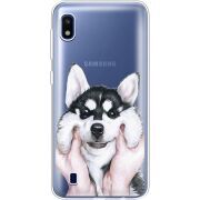 Прозрачный чехол Uprint Samsung A105 Galaxy A10 Husky
