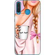 Чехол Uprint Huawei P30 Lite Morning Coffee