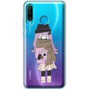 Прозрачный чехол Uprint Huawei P30 Lite Winter Morning Girl