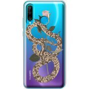 Прозрачный чехол Uprint Huawei P30 Lite Glamor Snake