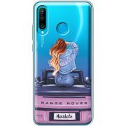 Прозрачный чехол Uprint Huawei P30 Lite Boss Babe