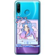 Прозрачный чехол Uprint Huawei P30 Lite The Sakuras Will Cry For You