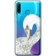 Прозрачный чехол Uprint Huawei P30 Lite Swan