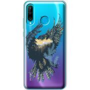 Прозрачный чехол Uprint Huawei P30 Lite Eagle