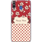 Чехол Uprint Samsung M305 Galaxy M30 Именной Polka Dots