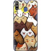 Чехол Uprint Samsung M305 Galaxy M30 Sleepy Cats