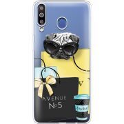 Прозрачный чехол Uprint Samsung M305 Galaxy M30 Fashion Pug