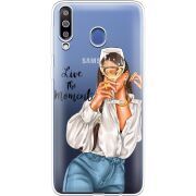 Прозрачный чехол Uprint Samsung M305 Galaxy M30 Live The Moment