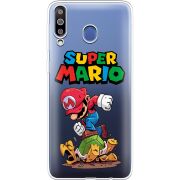 Прозрачный чехол Uprint Samsung M305 Galaxy M30 Super Mario