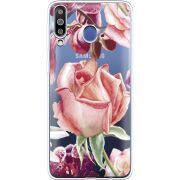 Прозрачный чехол Uprint Samsung M305 Galaxy M30 Rose