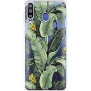 Прозрачный чехол Uprint Samsung M305 Galaxy M30 Banana Leaves