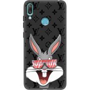 Черный чехол Uprint Huawei Y7 2019 looney bunny