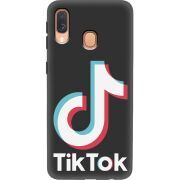 Черный чехол Uprint Samsung A405 Galaxy A40 Tik Tok