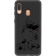 Черный чехол Uprint Samsung A405 Galaxy A40 